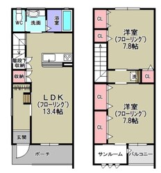 Y′s Genicの物件間取画像